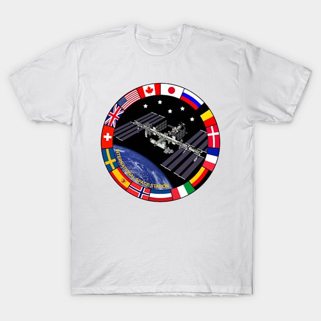 ISS Logo of the States T-Shirt by Spacestuffplus